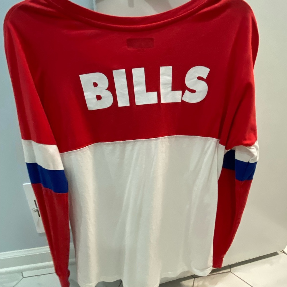 🏈 Women’s Licensed Buffalo Bills Top - XS ❤️💙 - Picture 2 of 5